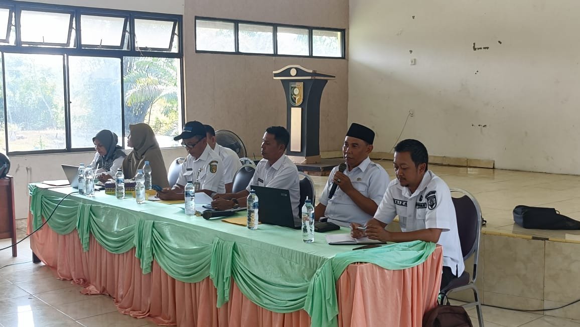 Inspektorat Gelar Entry Briefing Pemeriksaan Desa Tahun Anggaran 2024 dan 2025 di Kecamatan Kuantan Mudik.