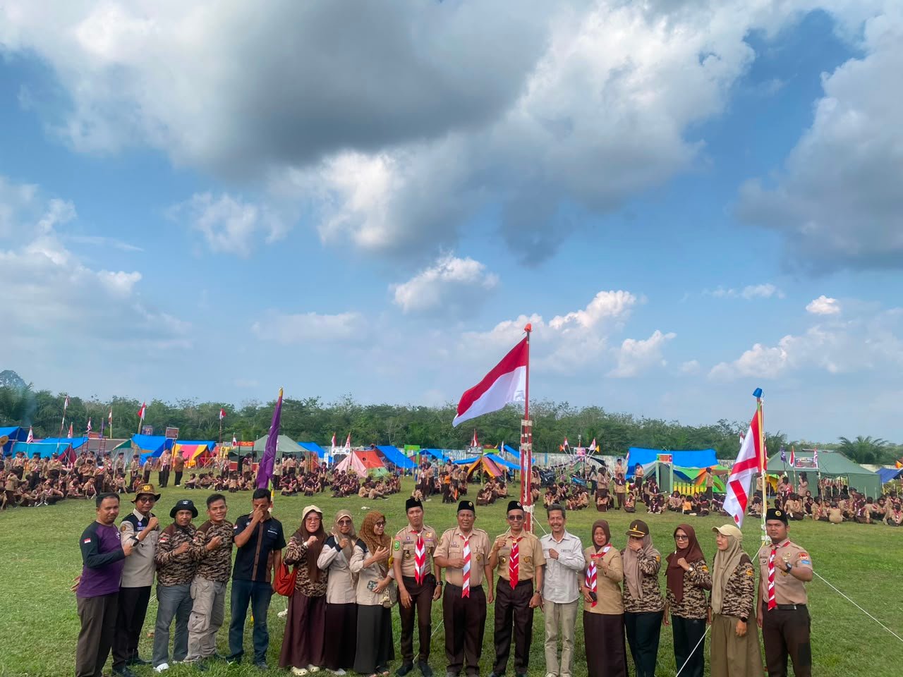 Meriahkan Hari Pramuka ke-65, Kwarran Kuantan Mudik Gelar PERSAMI dan Pelantikan Pengurus Baru Masa Bakti 2026–2029