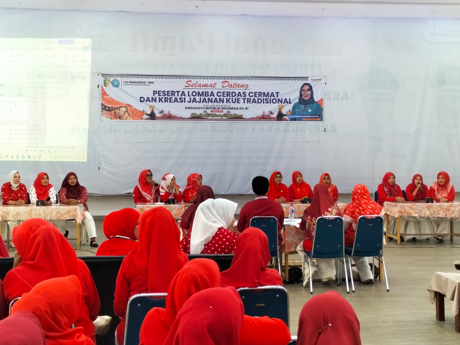 Tim PKK Kuantan Mudik Unjuk Kebolehan dalam Lomba Cerdas Cermat dan Kreasi Jajanan Tradisional