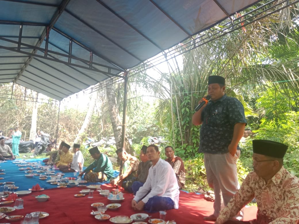 Tradisi Kebersamaan, Desa Sungai Manau Gelar Syukuran Jalur "Kalo Jengking Tigo Jumbalang"