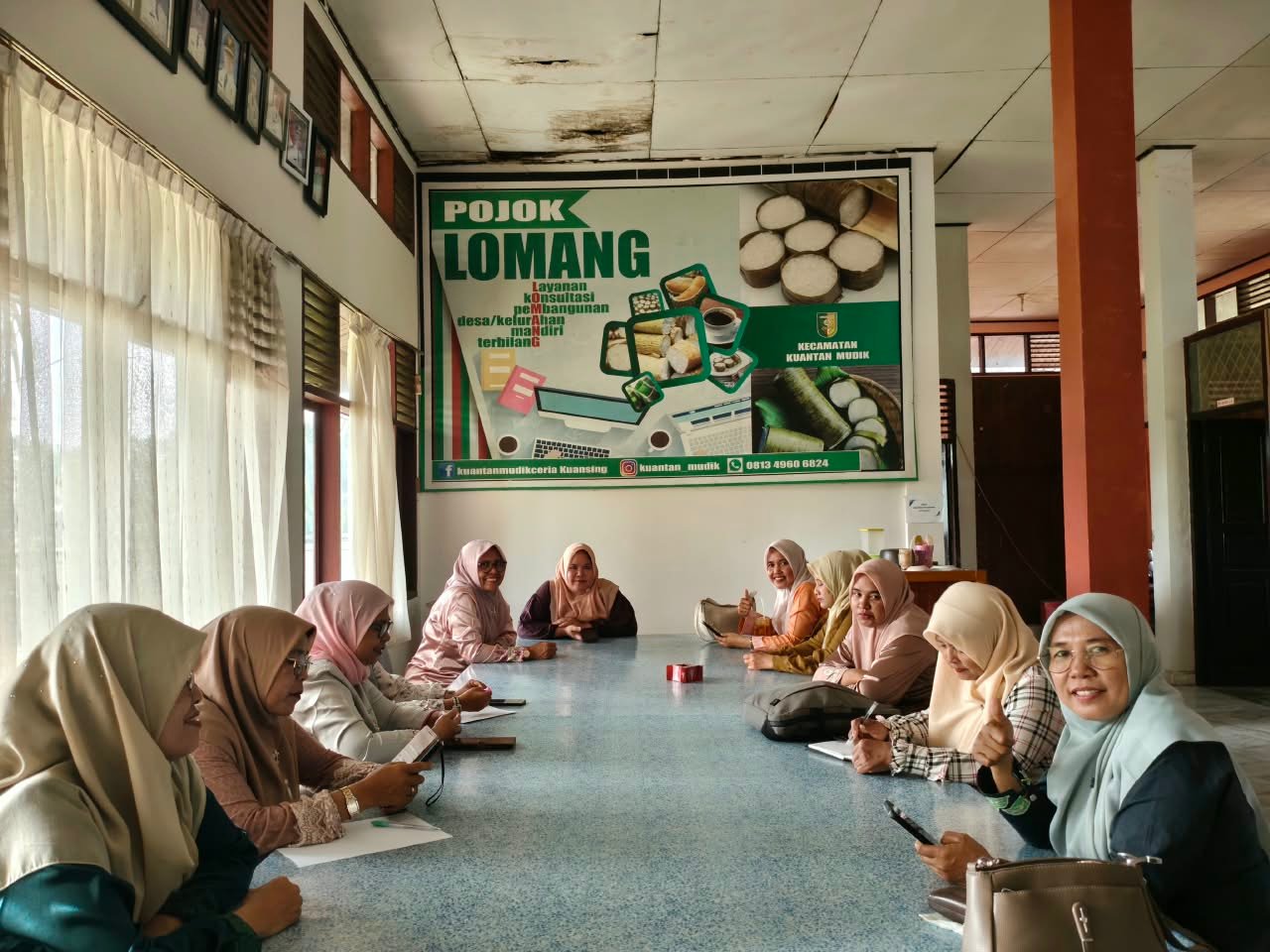 Pererat Silaturahmi dan Koordinasi, Dharma Wanita Kantor Camat Kuantan Mudik Gelar Pertemuan Rutin