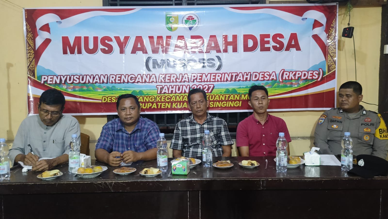 Musyawarah Desa (Musdes) Penyusunan RKPDes Tahun 2027 Desa Kasang Berlangsung Khidmat, Dihadiri Sekcam Kuantan Mudik